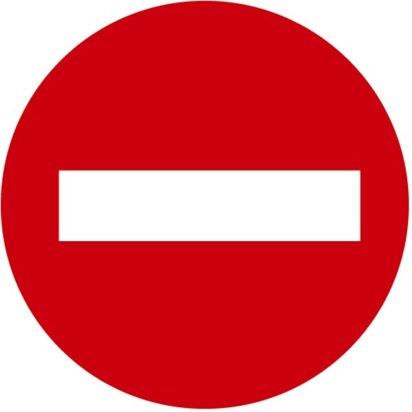 Image du produit : Disque d'interdiction