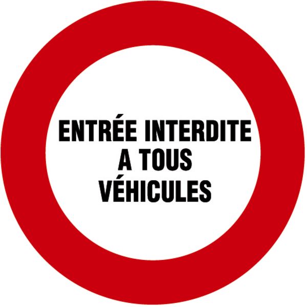Image du produit : Disque d'interdiction