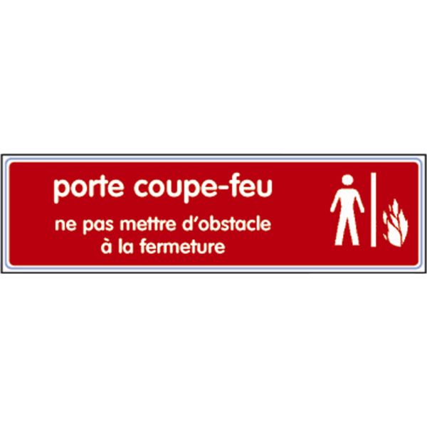 Image du produit : Plaquette avertissement et prévention incendie