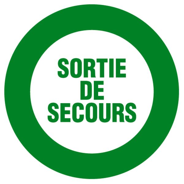 Image du produit : Panneau d'évacuation et de secours